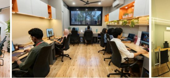 The Alpha Design Studio workspace in Cochin